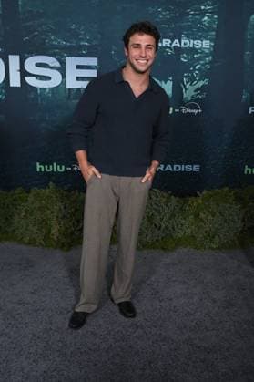 LOS ANGELES, CALIFORNIA FEBRUARY 18 Tanner Zagarino the premiere of Hulus Paradise Season 2 at Paramount Theatre on February 18, 2026 in Los Angeles, California Credit Michael Mattes AdMedia 453232 2026 02 19  Copyright: xAdMediax STAR_453232_012