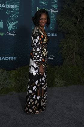 LOS ANGELES, CALIFORNIA FEBRUARY 18 Enuka Okuma the premiere of Hulus Paradise Season 2 at Paramount Theatre on February 18, 2026 in Los Angeles, California Credit Michael Mattes AdMedia 453232 2026 02 19  Copyright: xAdMediax STAR_453232_031