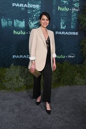 LOS ANGELES, CALIFORNIA FEBRUARY 18 Alyssa Diaz at the premiere of Hulus Paradise Season 2 at Paramount Theatre on February 18, 2026 in Los Angeles, California Credit Michael Mattes AdMedia 453232 2026 02 19  Copyright: xAdMediax STAR_453232_039