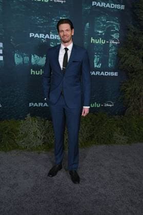 LOS ANGELES, CALIFORNIA FEBRUARY 18 Jon Beavers the premiere of Hulus Paradise Season 2 at Paramount Theatre on February 18, 2026 in Los Angeles, California Credit Michael Mattes AdMedia 453232 2026 02 19  Copyright: xAdMediax STAR_453232_076