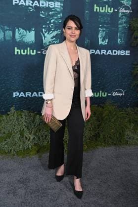 LOS ANGELES, CALIFORNIA FEBRUARY 18 Alyssa Diaz at the premiere of Hulus Paradise Season 2 at Paramount Theatre on February 18, 2026 in Los Angeles, California Credit Michael Mattes AdMedia 453232 2026 02 19  Copyright: xAdMediax STAR_453232_077