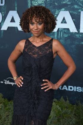 LOS ANGELES, CALIFORNIA FEBRUARY 18 Michelle Bathe at the premiere of Hulus Paradise Season 2 at Paramount Theatre on February 18, 2026 in Los Angeles, California Credit Michael Mattes AdMedia 453232 2026 02 19  Copyright: xAdMediax STAR_453232_088