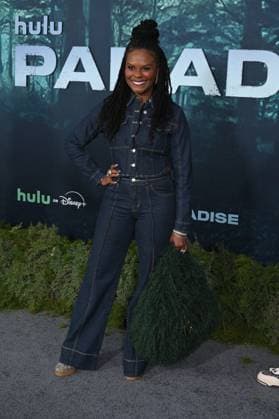 LOS ANGELES, CALIFORNIA FEBRUARY 18Tabitha Brown at the premiere of Hulus Paradise Season 2 at Paramount Theatre on February 18, 2026 in Los Angeles, California Credit Michael Mattes AdMedia 453232 2026 02 19  Copyright: xAdMediax STAR_453232_093