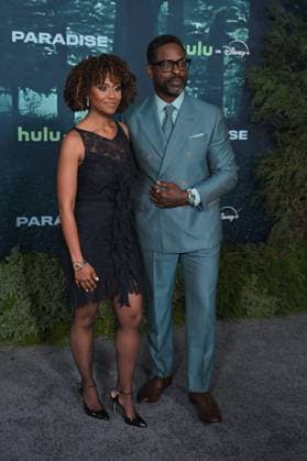 LOS ANGELES, CALIFORNIA FEBRUARY 18 Ryan Michelle Bathe, Sterling K Brown at the premiere of Hulus Paradise Season 2 at Paramount Theatre on February 18, 2026 in Los Angeles, California Credit Michael Mattes AdMedia 453232 2026 02 19  Copyright: xAdMediax STAR_453232_095