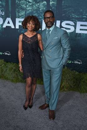 LOS ANGELES, CALIFORNIA FEBRUARY 18 Ryan Michelle Bathe, Sterling K Brown at the premiere of Hulus Paradise Season 2 at Paramount Theatre on February 18, 2026 in Los Angeles, California Credit Michael Mattes AdMedia 453232 2026 02 19  Copyright: xAdMediax STAR_453232_119