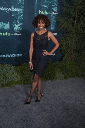 LOS ANGELES, CALIFORNIA FEBRUARY 18 Michelle Bathe at the premiere of Hulus Paradise Season 2 at Paramount Theatre on February 18, 2026 in Los Angeles, California Credit Michael Mattes AdMedia 453232 2026 02 19  Copyright: xAdMediax STAR_453232_128