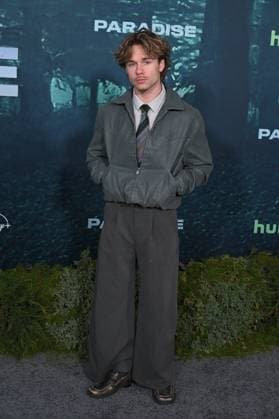 LOS ANGELES, CALIFORNIA FEBRUARY 18 Vik White at the premiere of Hulus Paradise Season 2 at Paramount Theatre on February 18, 2026 in Los Angeles, California Credit Michael Mattes AdMedia 453232 2026 02 19  Copyright: xAdMediax STAR_453232_171