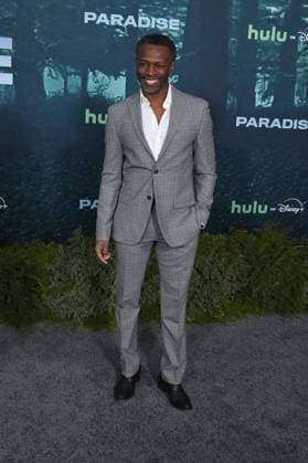LOS ANGELES, CALIFORNIA FEBRUARY 18 Sean Patrick Thomas at the premiere of Hulus Paradise Season 2 at Paramount Theatre on February 18, 2026 in Los Angeles, California Credit Michael Mattes AdMedia 453232 2026 02 19  Copyright: xAdMediax STAR_453232_186