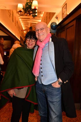 Erich Lejeune with wife Irene Ash Wednesday fish dinner at the Franziskaner in Munich February 18, 2026