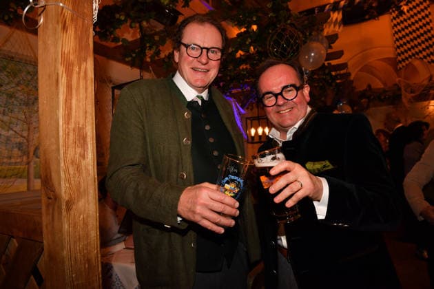 Franz Georg Strauß and Clemens Baumgärtner Ash Wednesday fish dinner at the Franziskaner in Munich February 18, 2026