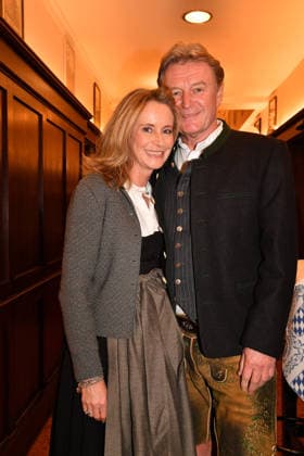 Lambert Danziger and Andrea Busch Ash Wednesday fish dinner at the Franziskaner in Munich February 18, 2026