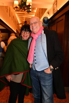 Erich Lejeune with wife Irene Ash Wednesday fish dinner at the Franziskaner in Munich February 18, 2026