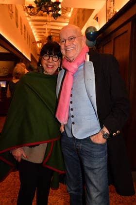 Erich Lejeune with wife Irene Ash Wednesday fish dinner at the Franziskaner in Munich February 18, 2026