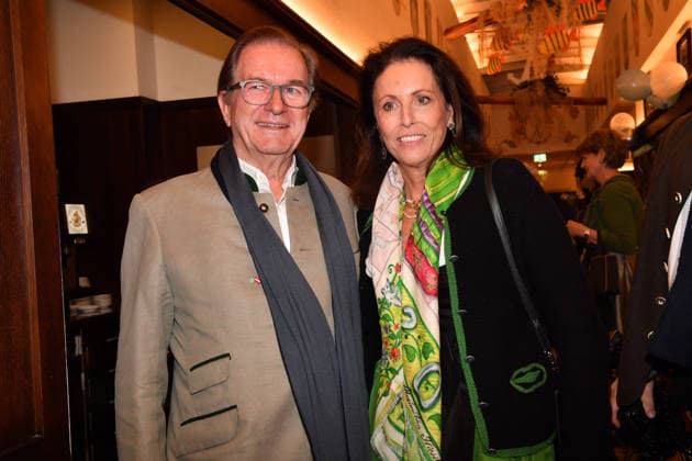 Thomas Haffa and Pia Hahn Ash Wednesday fish dinner at the Franziskaner in Munich February 18, 2026