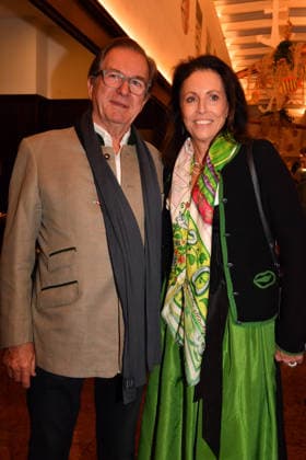 Thomas Haffa and Pia Hahn Ash Wednesday fish dinner at the Franziskaner in Munich February 18, 2026