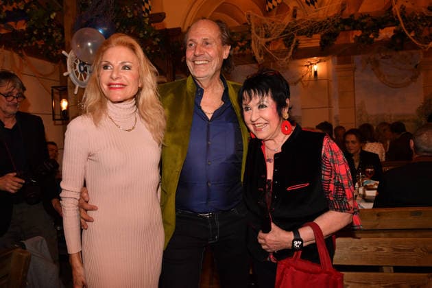 Birgit Muth, Manfred Hielscher and Uschi Ackermann Ash Wednesday fish dinner at the Franziskaner in Munich February 18, 2026