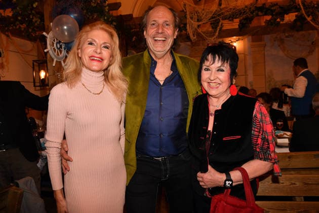 Birgit Muth, Manfred Hielscher and Uschi Ackermann Ash Wednesday fish dinner at the Franziskaner in Munich February 18, 2026