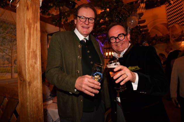 Franz Georg Strauß and Clemens Baumgärtner Ash Wednesday fish dinner at the Franziskaner in Munich February 18, 2026