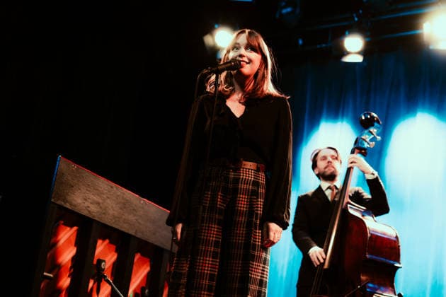 Amanda Ginsburg live in Copenhagen, Denmark Copenhagen, Denmark. 18th, February 2026. The Swedish singer Amanda Ginsburg performs a live concert at Hotel Cecil as part of Vinterjazz 2026 in Copenhagen. Denmark, Copenhagen  Copyright: xGonzalesxPhoto MathiasxKristensenx