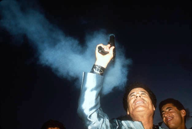 Oct. 20, 2011 - Tripoli, Libya - FILE PHOTO - Muammar Gaddafi is dead, Libya s new leaders said, killed by fighters who overran his home town and final bastion. His bloodied body was stripped and displayed around the world from cellphone video. Gaddafi, was the autocratic ruler of Libya, from 1969 when he seized power in a military coup and became the longest-serving leader in both Africa and the Arab world. He was born in the desert near Sirte in 1942, and was known for his flamboyant dress-sense and gun-toting female body guards. His relationship with the rest of the world was erratic. Gaddafi was known in the West as a pariah, was responsible for the 1988 bombing of a Pan Am jumbo jet over Lockerbie, which killed 270 people. After street - ZUMA1072 19910309_cob_h65_428 Copyright: xIMAGO CherylxHatchx