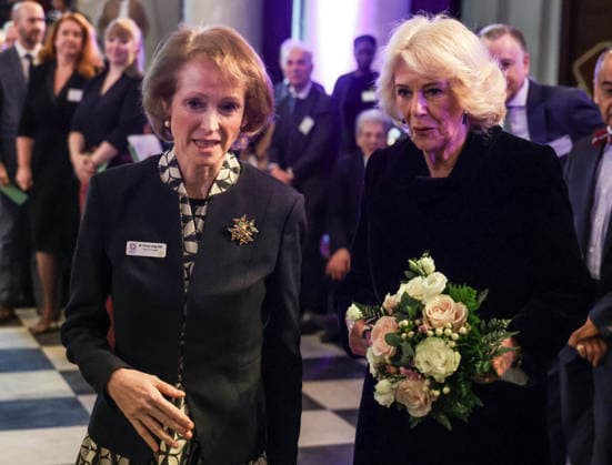 19 02 2026. London, United Kingdom. Her Majesty The Queen, as Patron, during a visit to Sinfonia Smith Square Hall. Her Majesty watched young scholars from the Tri-Borough Music Hub rehearse and perform with the Sinfonia Smith Square Orchestra. In the Crypt, the Queen was shown drawings of the proposed restoration works to create a 21st century performance facility which will allow pioneering education programmes to reach over 10,000 people annually as part of The HallÕs ÔDoors Open Capital ProjectÕ.  Copyright: xAndrewxParsonsx xParsonsxMediax PAR-9188-0036