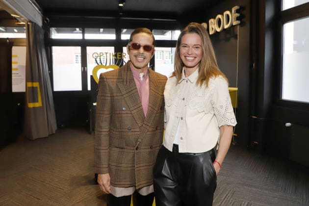 Press brunch launch of the Jorge Gonzalez eyewear collection at BODE Jorge Gonzalez, Susanne Boehm, Press brunch on the occasion of the launch of the exclusive eyewear collection by Jorge Gonzalez, Strassenbahnring Hamburg, 19 02 2026 Copyright: xEventpressxBecherx