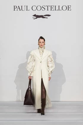 Paul Costelloe AW26 Show at London Fashion Week LONDON, UNITED KINGDOM - FEBRUARY 19: A model walks the runway during Paul Costelloe Autumn Winter 2026 show at London Fashion Week in London, United Kingdom on February 19, 2026. Wiktor Szymanowicz Anadolu London United Kingdom. Editorial use only. Please get in touch for any other usage.  Copyright: x2026xAnadoluxWiktorxSzymanowiczx