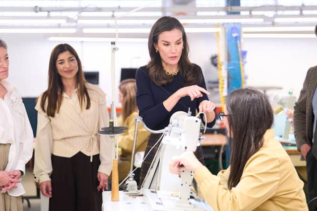 Queen Letizia visits the facilities of the shoe company Pedro Garcia Queen Letizia of Spain visits the facilities of the shoe company Pedro Garcia for the company s 100th anniversary on February 19, 2026 in Elda, Spain Photo by IMAGO MPG Elda Pedro Garcia facilities Comunidad Valenciana Spain  Copyright: xMPGx