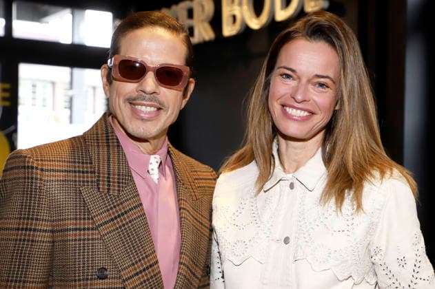 Jorge Gonzalez and Susanne Böhm at the press brunch on the occasion of the launch of the exclusive eyewear collection by Jorge Gonzalez at the optician Bode Backyard Hamburg, 19 02 2026 Foto:xgbrcix xFuturexImagex gonzalez_6204
