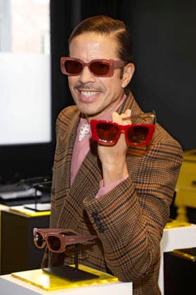 Jorge Gonzalez at the press brunch on the occasion of the launch of the exclusive eyewear collection by Jorge Gonzalez at the optician Bode Backyard Hamburg, 19 02 2026 Foto:xgbrcix xFuturexImagex gonzalez_6214