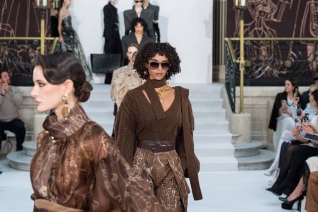 Paul Costelloe AW26 Show at London Fashion Week LONDON, UNITED KINGDOM - FEBRUARY 19: Models walk the runway during Paul Costelloe Autumn Winter 2026 show at London Fashion Week in London, United Kingdom on February 19, 2026. Wiktor Szymanowicz Anadolu London United Kingdom. Editorial use only. Please get in touch for any other usage.  Copyright: x2026xAnadoluxWiktorxSzymanowiczx