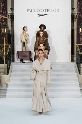 Paul Costelloe AW26 Show at London Fashion Week LONDON, UNITED KINGDOM - FEBRUARY 19: Models walk the runway during Paul Costelloe Autumn Winter 2026 show at London Fashion Week in London, United Kingdom on February 19, 2026. Wiktor Szymanowicz Anadolu London United Kingdom. Editorial use only. Please get in touch for any other usage.  Copyright: x2026xAnadoluxWiktorxSzymanowiczx