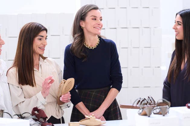 19-02-2026 Elda Queen Letizia visited the facilities of the foodwear company Pedro Garcia, founded in Elda in 1925 by Pedro Garcia, grandfather of the current director, at the Campo Alto park in Elda, Alicante. No Spain Â  Copyright: xPPEx