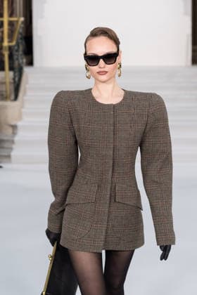 Paul Costelloe AW26 Show at London Fashion Week LONDON, UNITED KINGDOM - FEBRUARY 19: A model walks the runway during Paul Costelloe Autumn Winter 2026 show at London Fashion Week in London, United Kingdom on February 19, 2026. Wiktor Szymanowicz Anadolu London United Kingdom. Editorial use only. Please get in touch for any other usage.  Copyright: x2026xAnadoluxWiktorxSzymanowiczx