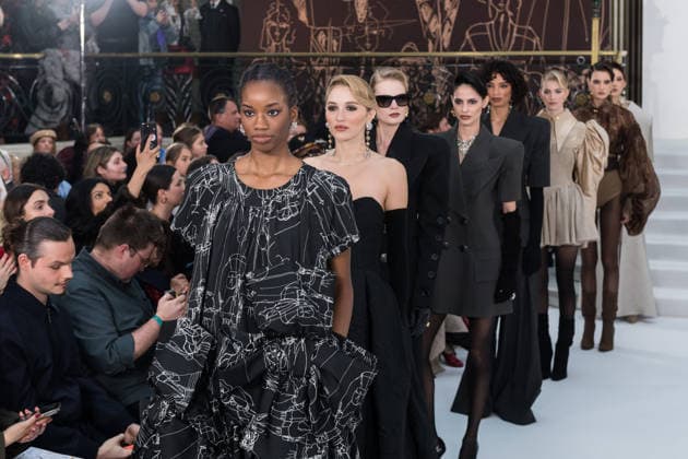 Paul Costelloe AW26 Show at London Fashion Week LONDON, UNITED KINGDOM - FEBRUARY 19: Models walk the runway during Paul Costelloe Autumn Winter 2026 show at London Fashion Week in London, United Kingdom on February 19, 2026. Wiktor Szymanowicz Anadolu London United Kingdom. Editorial use only. Please get in touch for any other usage.  Copyright: x2026xAnadoluxWiktorxSzymanowiczx