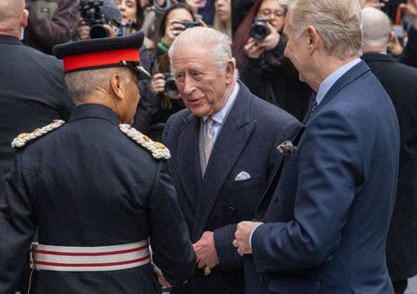 King Charles III arrives at London Fashion Week LONDON, UNITED KINGDOM - FEBRUARY 19: King Charles III arrives at London Fashion Week, in London, United Kingdom on February 19, 2026. His first public appearance after his brother Andrew got arrested over misconduct in public office charges and Jeffrey Epstein ties. Ilyas Tayfun Salci Anadolu London United Kingdom. Editorial use only. Please get in touch for any other usage.  Copyright: x2026xAnadoluxIlyasxTayfunxSalcix