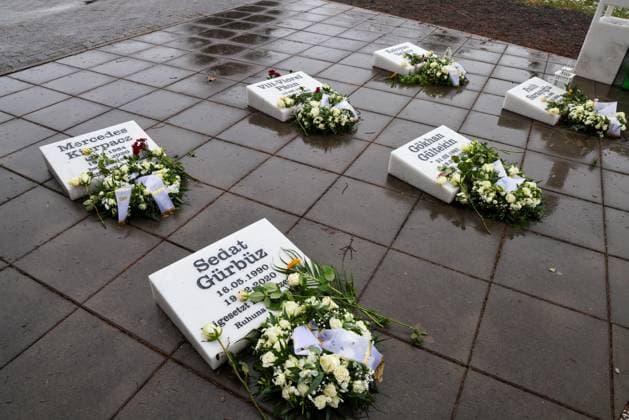 6th anniversary commemoration for victims of racist terror attack in Germany’s Hanau HANAU, GERMANY - FEBRUARY 19: A view of the Hanau City Cemetery during the memorial event to commemorate the nine victims, including Turkish nationals, who lost their lives after the racist terrorist attack carried out on Feb.19, 2020, in Hanau, Germany on February 19, 2026. Kadir Ilboga Anadolu Hanau Germany. Editorial use only. Please get in touch for any other usage.  Copyright: x2026xAnadoluxKadirxIlbogax