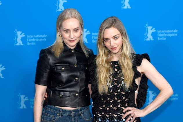 Mona Fastvold and Amanda Seyfried at the photocall for the feature film The Testament of Ann Lee at the Berlinale 2026 76 Berlin International Film Festival at the Hotel Grand Hyatt Berlin, 19 02 2026 Foto:xC.xNiehausx xFuturexImagex testament_6216