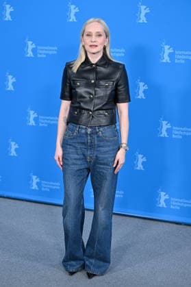 76th Berlin Film Festival Photocall The Testament Of Ann Lee Mona Fastvold attending the photocall of the movie The Testament Of Ann Lee during 76th Berlin International Film Festival in Berlin, Germany on 19 February 2026. Photo by Julien Reynaud APS-Medias ABACAPRESS.COM Berlin  Copyright: xReynaudxJulien APS-Medias ABACAx