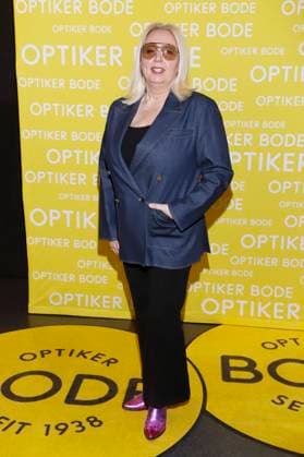 abb Sybille Bode at the press brunch for the launch of the exclusive eyewear collection by Jorge Gonzalez at Optiker Bode store in Hamburg on 19 02 2026 HH Germany
