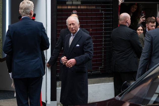 February 19, 2026, London, England, United Kingdom: KING CHARLES III arrives at the opening show of London Fashion Week 2026 at 180 Studios in central London. The King has expressed his concern over the arrest of his brother, Andrew Mountbatten-Windsor, while emphasizing that Ã¢â‚¬Ëœthe law must take its course. London United Kingdom - ZUMAk172 20260219_zip_k172_011 Copyright: xThomasxKrychx