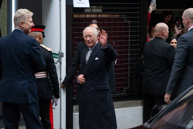 February 19, 2026, London, England, United Kingdom: KING CHARLES III arrives at the opening show of London Fashion Week 2026 at 180 Studios in central London. The King has expressed his concern over the arrest of his brother, Andrew Mountbatten-Windsor, while emphasizing that Ã¢â‚¬Ëœthe law must take its course. London United Kingdom - ZUMAk172 20260219_zip_k172_019 Copyright: xThomasxKrychx
