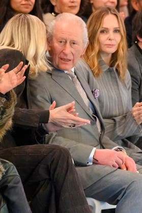 February 19, 2026, London, London, UK: London, UK. King Charles III watching from the front row a fashion show by British-Nigerian designer Tolu Coker. The King s visit marks the first day of London Fashion Week. London UK  - ZUMAl94_ 20260219_zaf_l94_032 Copyright: xLondonxNewsxPicturesx