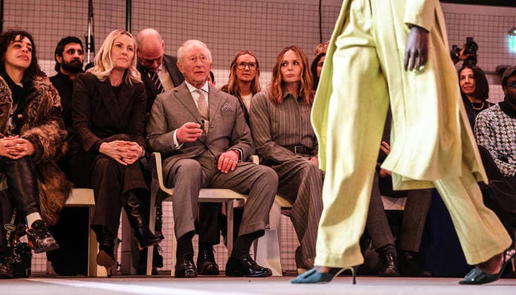 King Charles attends the opening show of London Fashion Week King Charles attends the opening show of London Fashion Week in London, UK, on the 19th February 2026. Picture by Richard Pohle WPA-Pool London London Fashion Week London United Kingdom 