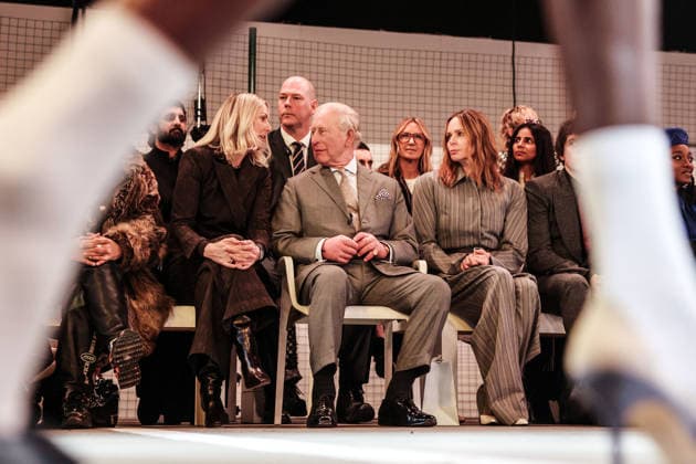 King Charles attends the opening show of London Fashion Week King Charles attends the opening show of London Fashion Week in London, UK, on the 19th February 2026. Picture by Richard Pohle WPA-Pool London London Fashion Week London United Kingdom 