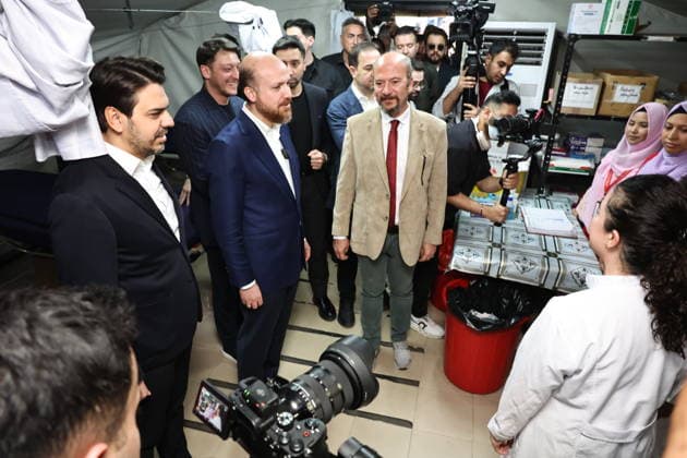 Bilal Erdogan and TIKA President Abdullah Eren visit hospital in Cox’s Bazar camp COX S BAZAR, BANGLADESH - FEBRUARY 19: (----EDITORIAL USE ONLY – MANDATORY CREDIT - TURKISH COOPERATION AND COORDINATING AGENCY (TIKA) HANDOUT - NO MARKETING NO ADVERTISING CAMPAIGNS - DISTRIBUTED AS A SERVICE TO CLIENTS----) Chairman of the Board of Trustees of the Ilim Yayma Foundation, Necmeddin Bilal Erdogan and President of the Turkish Cooperation and Coordination Agency (TIKA), Abdullah Eren visit the hospital in the refugee camp in Cox s Bazar, Bangladesh on February 19, 2026. Former football player Mesut Ozil also participated in the program. TIKA Anadolu Cox s Bazar Bangladesh. Editorial use only. Please get in touch for any other usage.  Copyright: x2026xAnadoluxTIKAx