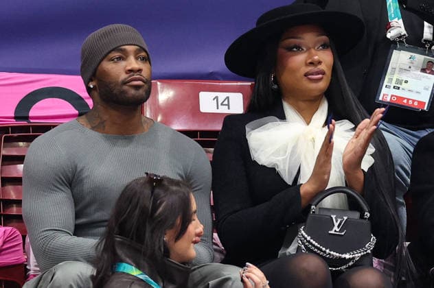 Winter Olympics - Megan Thee Stallion And Boyfriend At Milano Ice Skating Arena Megan Thee Stallion and boyfriend Klay Thompson attend the Women s Single Figure Skating Free Skating event on day thirteen of the Milano Cortina 2026 Winter Olympic games at Milano Ice Skating Arena on February 19, 2026 in Milan, Italy. Photo by Alexis Jumeau ABACAPRESS.COM Milan Italy  Copyright: xJumeauxAlexis ABACAx