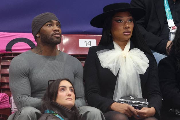 Winter Olympics - Megan Thee Stallion And Boyfriend At Milano Ice Skating Arena Megan Thee Stallion and boyfriend Klay Thompson attend the Women s Single Figure Skating Free Skating event on day thirteen of the Milano Cortina 2026 Winter Olympic games at Milano Ice Skating Arena on February 19, 2026 in Milan, Italy. Photo by Alexis Jumeau ABACAPRESS.COM Milan Italy  Copyright: xJumeauxAlexis ABACAx