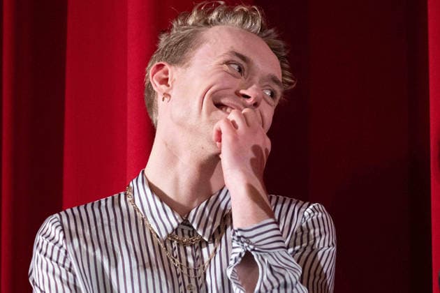 Jonathan PERLETH Actor, portrait, portrait, portrait, cropped single image, single motif, stage presentation after the film ,,Ein fast perfekter Antrag,, which the Lichtburg in Essen is showing as a preview in its series Seniorenkino, 19 02 2026
