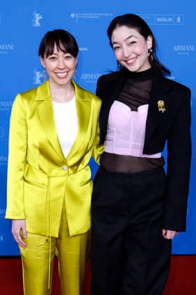 Stefanie Ren and Mia Spengler at the premiere of the ARD series House of Yang at the Berlinale 2026 76 Berlin International Film Festival at the Zoo Palast Berlin, 19 02 2026 Foto:xC.xTamckex xFuturexImagex yang_6217
